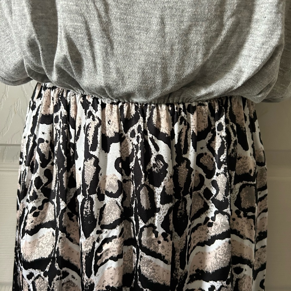 Loyd/Ford Palm Springs Women’s Loy-Tee Animal Print Jersey Top Silk Dress Sz‎ 6 - Picture 10 of 16
